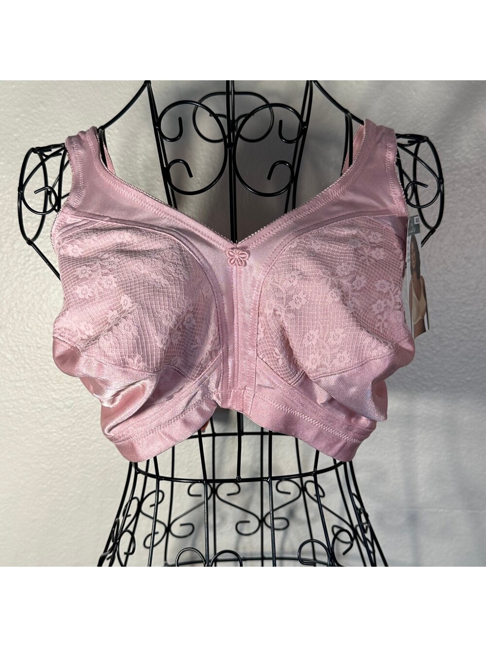 Floral Pink Underscore 40D Comfort Plus No Under Wire Bra NWT